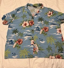 Hilo Hattie The Hawaiian Original Floral Button Up Shirt Men  s XL Multi Color
