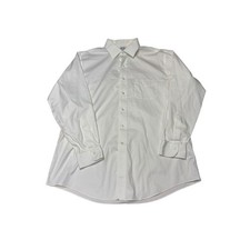 Brooks Brothers Regent Non-Iron White Dress Shirt Mens 16.5 34 Supima Cotton