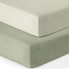 Jersey Crib Sheets for Boys and Girls Stretchy Ultra Soft Crib Fitted Sheets ...