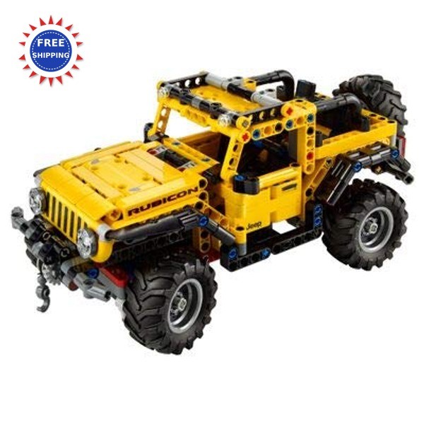 Technic Jeep Wrangler 4x4 Toy Car Model Building Kit 42122 LEGO Terrain Roader thumbnail 4