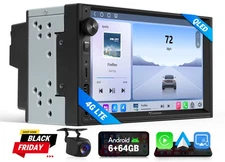 Eonon UX6S 7" QLED Car Stereo 6+64 Android 13 2Din Radio GPS WiFi 4G DSP CarPlay