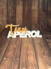 Aperol Spritz Schriftzug, Dekoration