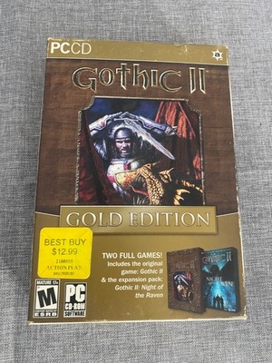Gothic II: Gold Edition Boxed Game PC CD-ROM 2005 Software