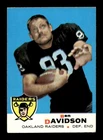 1969 Topps #128 Ben Davidson Raiders EX *5q
