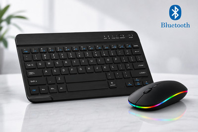 Tastatur Keyboard Maus Bluetooth Mini Wireless für iPad Tablet iPhone