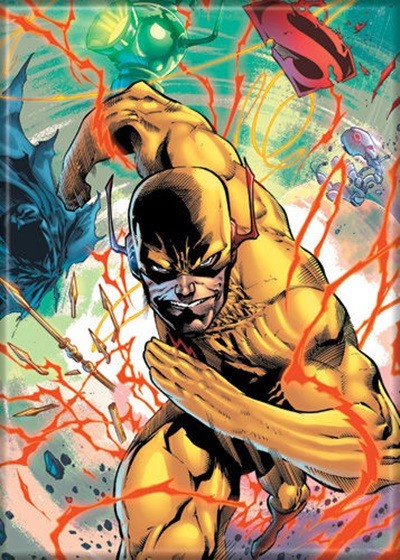 DC Comics The Flash Zoom Running Comic Art Refrigerator Magnet NEW