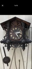 Antique Cuckoo Clock. Railroad Style. For restoration/ parts - not working.