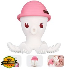 Mombella Octopus Teether Pink