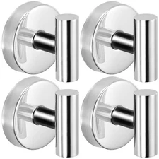 Suction Cup Hooks for Shower - Bathroom Reusable Hooks for Towels, Robes & Lo...