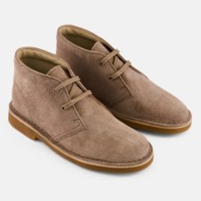 Little Kids Clarks Originals Taupe Suede Desert Boot in Taupe - 2.5