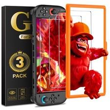 For Nintendo Switch 2 Screen Protector, 3 Pack 9H Tempered Glass Ultra-Thin HD