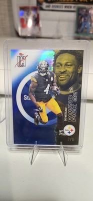Topps 2025 Signature Class DK Metcalf Steelers Round Pick 32 #95 2/5