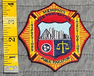 Memphis Tennessee Fire Prevention Patch Inspections Investigations Public Ed Vtg