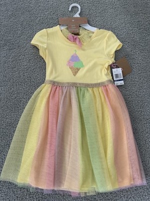 pink ice cream dress Sprinkle Cone Costume Set XL-6T Inspired Whimsy Yuyamidu Ice Cream Summer Casual