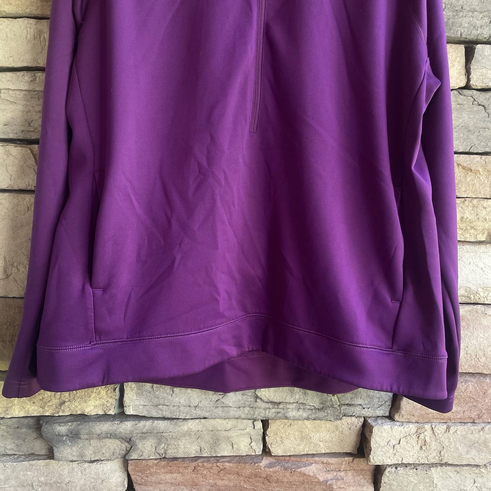 Columbia purple partial zip pullover sweatshirt E… - image 6