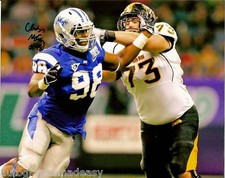 CHRIS MCCOY MIDDLE TENNESSEE SIGNED 8X10 PHOTO COA MTSU