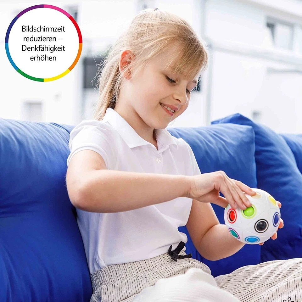 CUBIDI® Regenbogenball 3D Puzzle - Knobelspiel für Kinder & Erwachsene - Bild 4 von 4