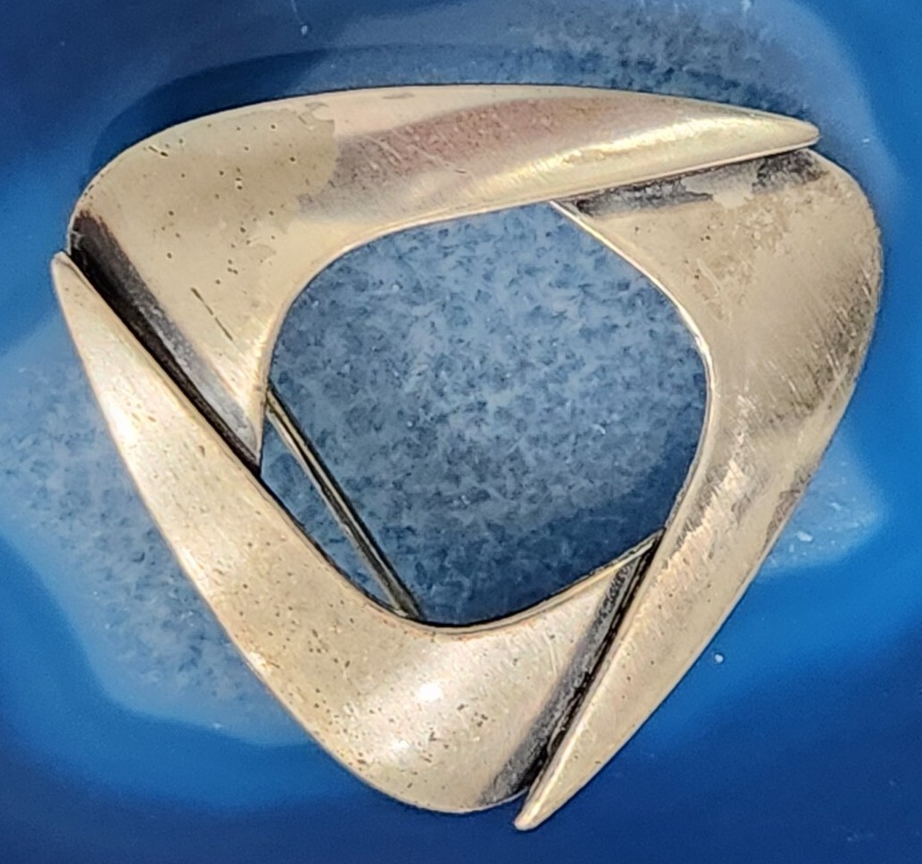 ORB - Sterling Silver - Rounded Corners Triangle … - image 7