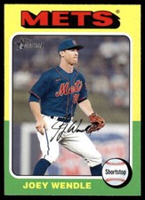 2024 Topps Heritage #373 Joey Wendle New York Mets