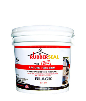 Rubberseal Liquid Rubber Waterproofing Roll On Black 1 Gallon - New