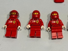 LEGO Racers: Ferrari F1 Pit  Set 8375 -1 sub -missing most stickers -no inst/box