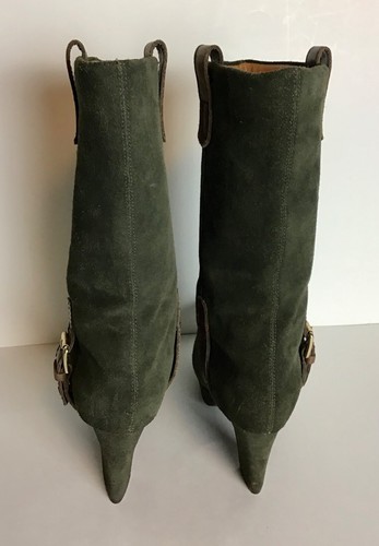 Earthies Lintz halbhoher Damenstiefel aus kieferfarbenem Veloursleder Größe 6,5 B - Bild 7 von 8