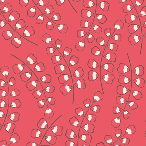 Fabric Freedom Blossom 100% Cotton Fabric FQ Quilting Craft Patchwork Red/Green - Picture 4 of 6