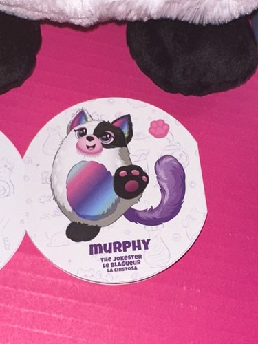 Neu MISFITTENS Serie 2 MURPHY Katze 10 Zoll Plüschtier Mystery Get MeowOut - Bild 9 von 10