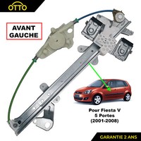 Elektrischer Fensterheber Mechanismus Vorne Links FüR Fiesta V 5 TüRen = 1553149