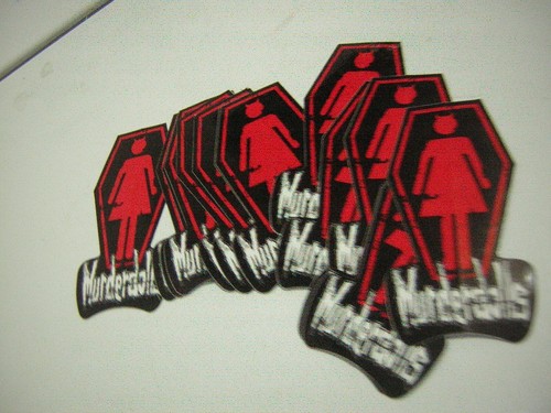 LOTE DE 15 PEGATINAS PROMOCIONALES MURDERDOLLS DE COLECCIÓN 2002 TRIPP EISEN JOEY JORIDSON - Imagen 3 de 4