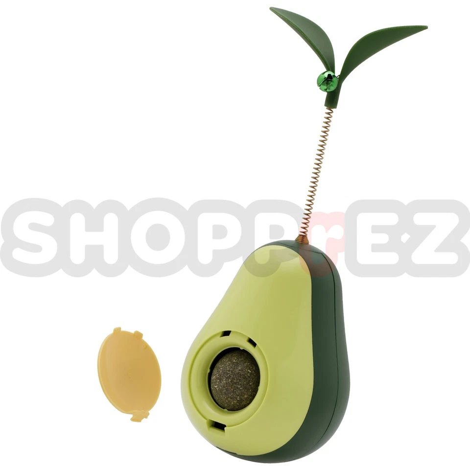 Cat Kitten Avocado-Shaped Wobbling Tumbler Toy Interactive Attraction Training - Image 4 of 4