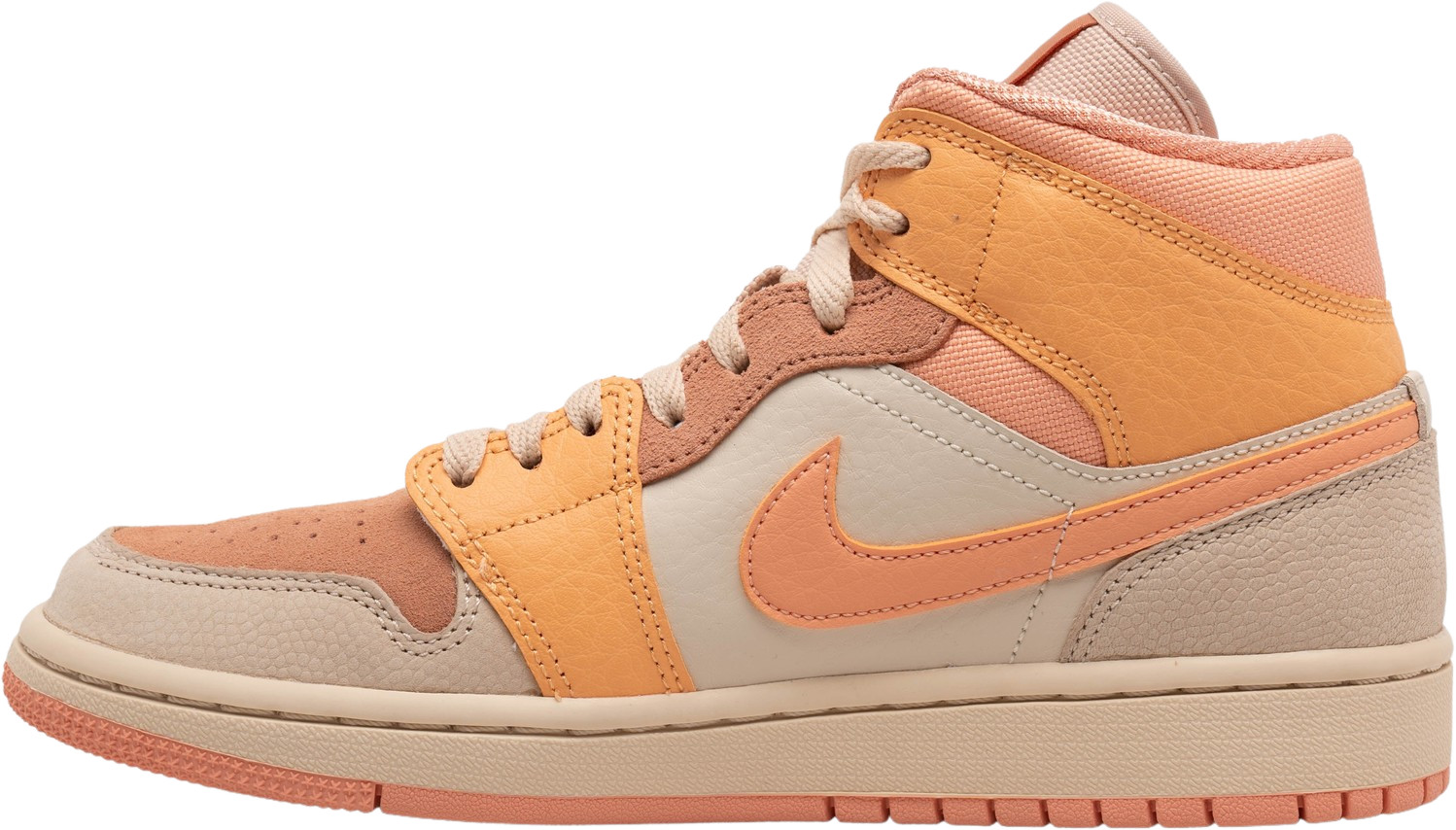 Nike Air Jordan 1 Mid Apricot Orange Colorblock DV1336-800 White/Black SZ 5.5Y m72139934717_1.jpg?1768790062 main image 3