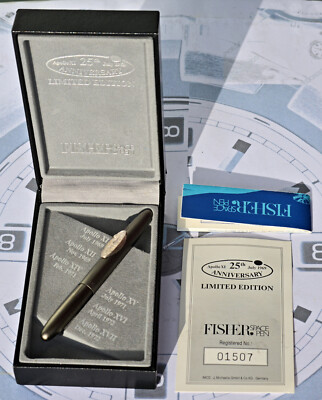 Rare Fisher Space Pen Limited Edition Apollo XI OMEGA Like New With Box