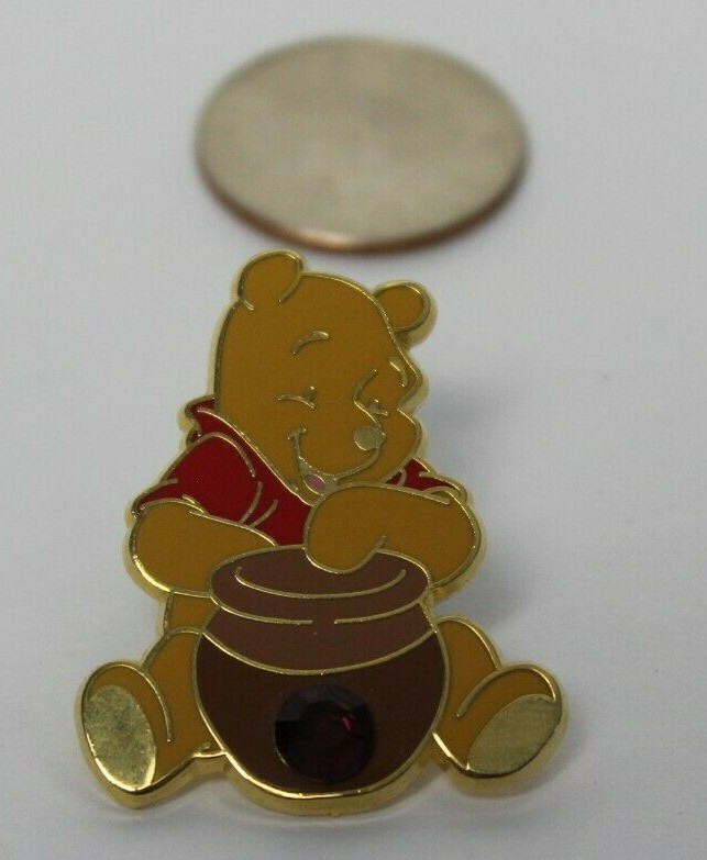 2002 Disney Pin 12 Months of Magic Birthstone Winnie the Pooh Amethyst February