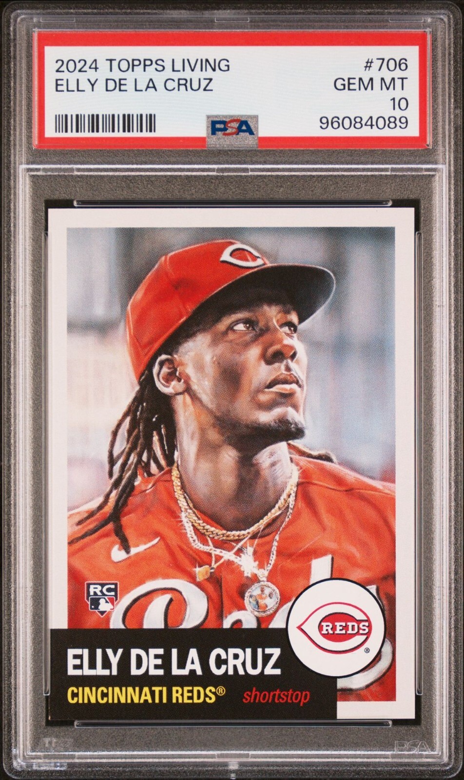 2024 Topps Living #706 Elly De La Cruz - RC PSA 10