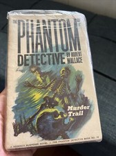 THE PHANTOM DETECTIVE  1965  ROBERT WALLACE  "MURDER TRAIL"   GRISLEY SKELETONS