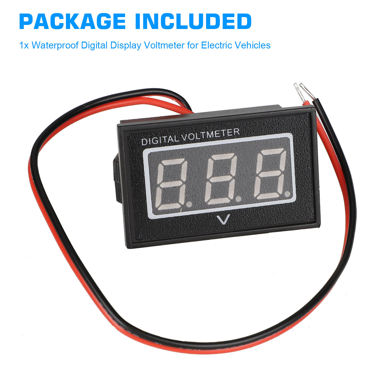 48V Blue Golf Cart LED Digital Volt Meter Battery Gauge For EZGO Club Car Yamaha