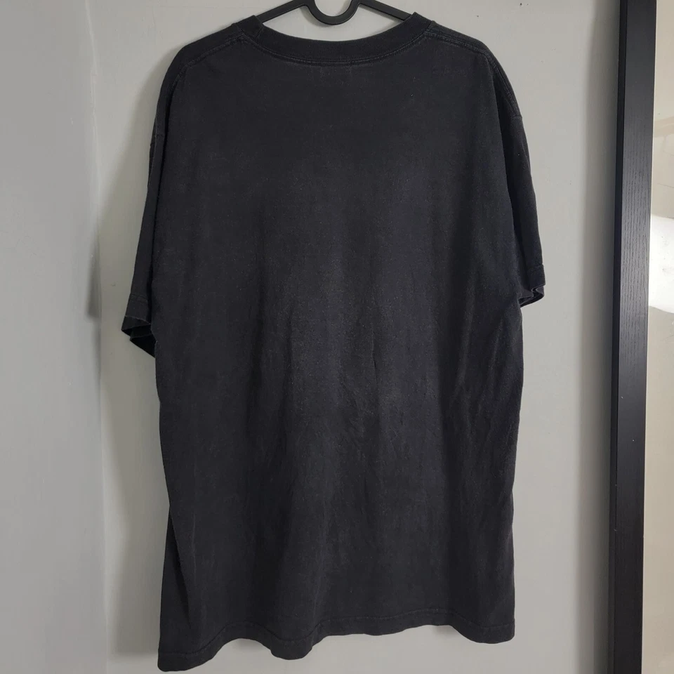 Camiseta De Colección Y2K Akatsuki Cloud Naruto Anime Negra AAA Grande Dibujos Animados Promo Foto 4 de 4