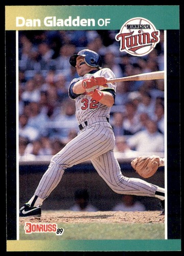 Donruss #391 1989 Dan Gladden - Imagen 3 de 4