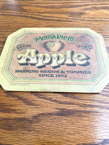 Vintage Hot Pad Mom’s Pie Co. Insulated Hot Mat 1978 Apple MCM - Picture 4 of 4