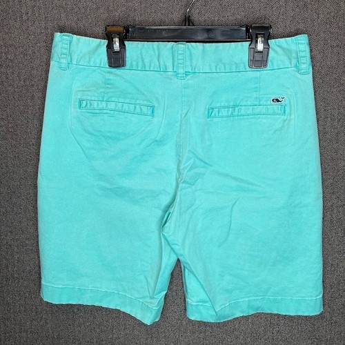 Vineyard Vines Shorts Women's 8 Blue Teal Straight Casual Preppy Outdoor - Picture 6 of 10