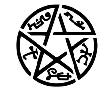 Vinyl Decal Truck Car Sticker Laptop - Supernatural Demon Trap