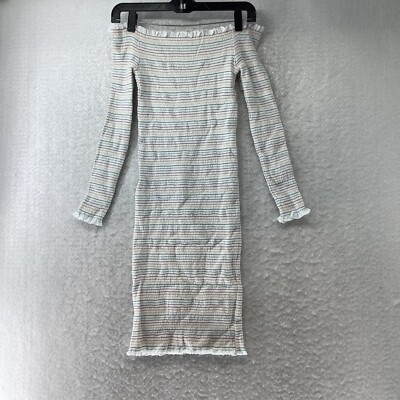 STEPHANIE GOTTLIEB X PITUSA CHEVRON CROCHET MAXI DRESS BRIGHT PETITE Size  Small