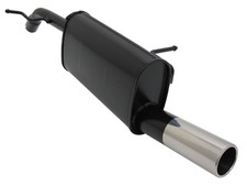 NOVUS Sportauspuff Endschalldämpfer 1x76mm passend für PEUGEOT 207
