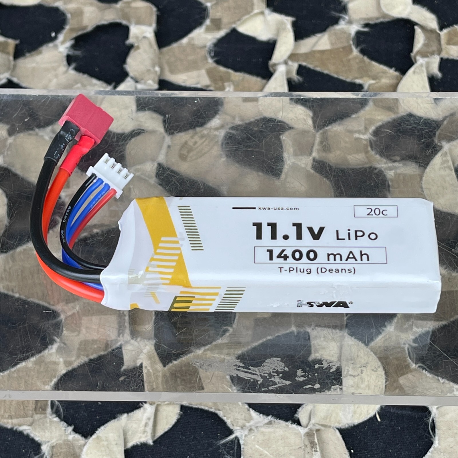NEW KWA 11.1V 1400mAh LiPo Airsoft Battery (198-10001)