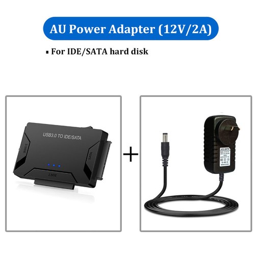 USB 3.0 to IDE/SATA Converter Adapter Kit For 2.5"/3.5" SATA/IDE/SSD Hard Drive - Bild 13 von 19