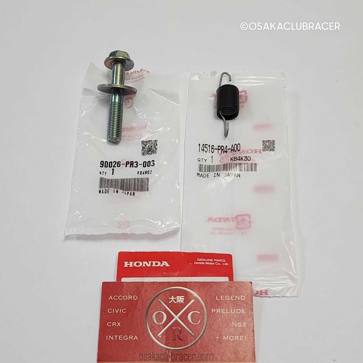 その他 HONDA EM3800 Genuine OEM EM1 99-00 Honda Civic Si Timing Belt Tensioner Spring
