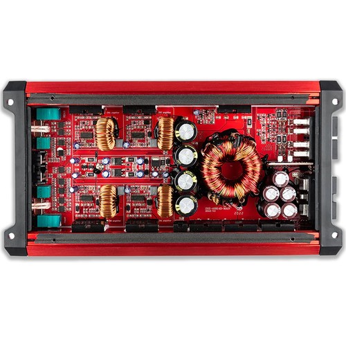 4000 2-Ohm Watt Full-Range 4-Channel Class D Red Amplifier SXE-4000.4D-RD DS18 - Picture 2 of 4