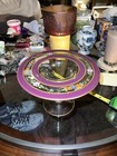 Hand Painted Glass Compote — photo 3
