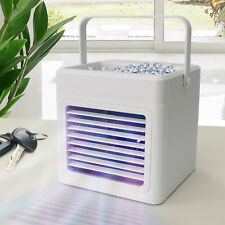 Air Cooler Purifier Portable Cooling Humidifier USB Desk Fan Colour Change Light